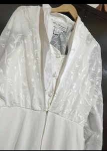 Classy White Blazer Jumpsuit