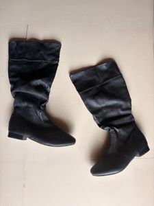 Black Knee-High Boots