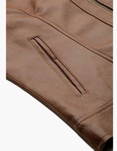 Stylish Brown  Leather Jacket