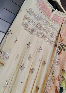 Ethnic Pure Georgette Gotta Patti Partywear Suit