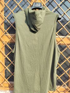 🌴DECATHLON Khaki Sleeveless Hoodie