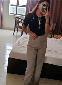 Grey Formal Trousers/Pants for Women
