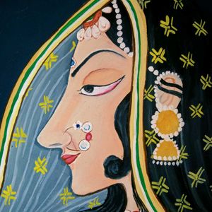 Radha Bani Thani , Indian Painting