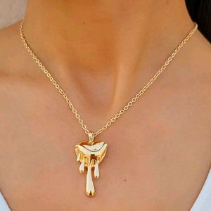 Dripping Gold Necklace (Anti Tarnish)