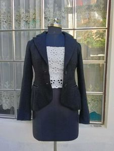 Black Tweed Coat