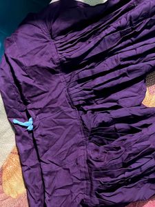 Elegant Purple Ethnic Bottoms