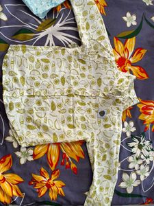 Tropical Print Button-Down Shirt