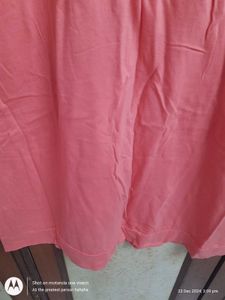 Peach Lace Cold Shoulder Top