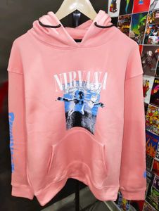Nirvana Edition Oversize Graphic Print Hoodie 😎