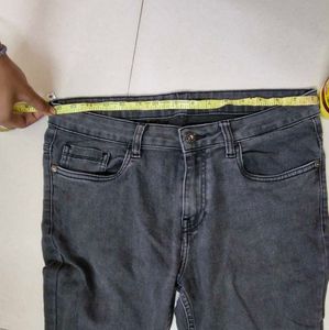 Dark Gray Slim Fit Jeans