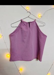 Lilac Halter Top