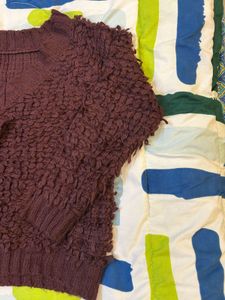 Brown Woollen Sweater