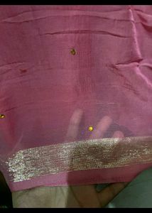 pink saree