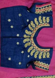 Heavy Multicolour Sari With Blouse