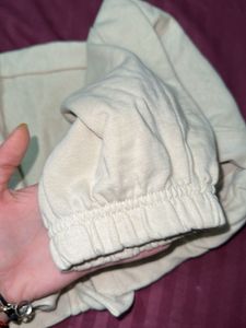 Beige Cargo Sweatpants