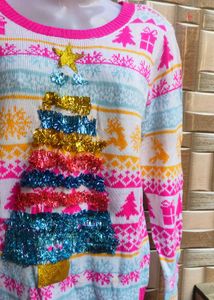Festive Christmas Tree Sweater
