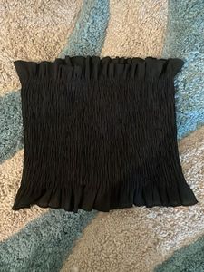 Black frill Tube Top free size
