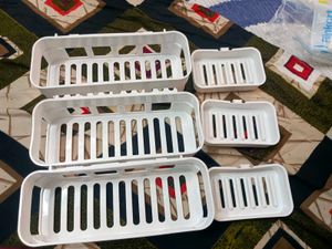 Combo Pack Of 6 Adhesive Shelf Rack For Bathroom..