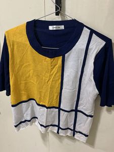 Chic Color Block Knit Top