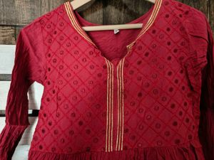 Embroidered Anarkali Kurta