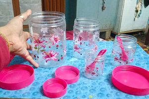 Floral Kitchen Canister Set Of 4