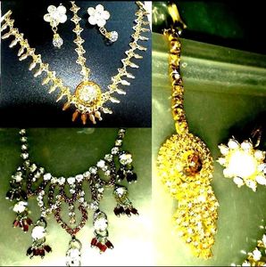 Jewelry Set: Necklace, Earrings, and More!