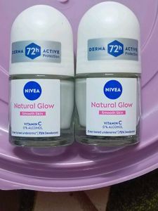 (Pack Of 2) Nivea Natural Glow Deodorant
