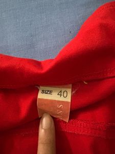 Red Denim Jacket