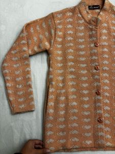 Patterned Knit Cardigan