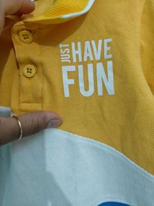 Babyhug T-shirt 💛 FUN 🫰🏻