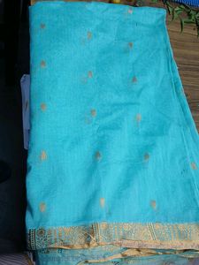 Beautiful  Sea Green Saree