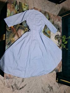 LIGHT BLUE ANARKALI KURTA