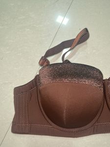 Balconette Bra With Velvet Touch