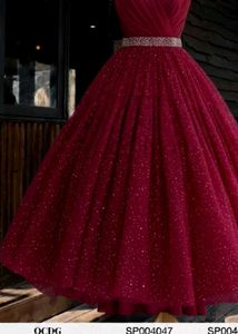 Elegant Burgundy Gown