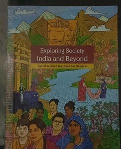 CLASS 6 SST + Hindi Malhar Textbooks