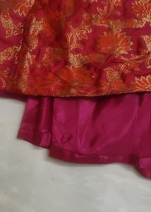 Pink Studio rasa Ghaghra With Adjustable Waist