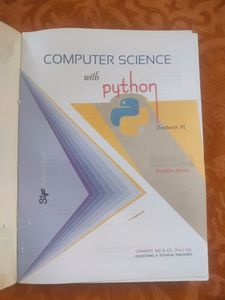 Computer Science With Python Class XI