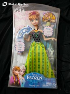 Disney Frozen Anna Singing Doll NIB