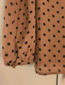 Polka Dot Clear Impression Top