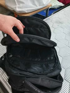 Black Laptop Backpack – 4 Compartments