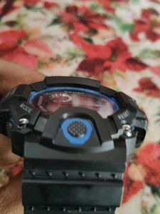 Sporty Blue &amp; Black Digital Watch