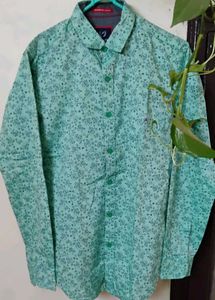 Floral Print Button-Down Shirt