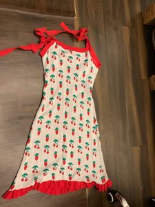 Strawberry Winter Dress