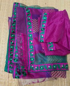 Elegant Floral Saree