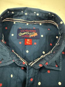 US Polo Assn Polka Dot Party Wear Shirt