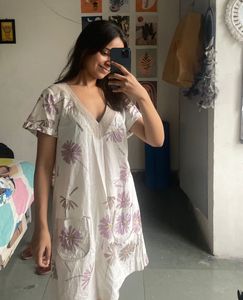 Floral Print Cotton Dress