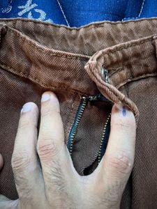 Brown Denim Jeans