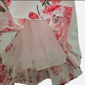 Floral Heavy Mermaid Gown