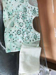 Mint Green Embellished Lehenga