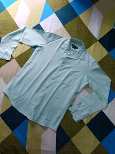 Knight Hood Slim Fit Light Blue Shirt